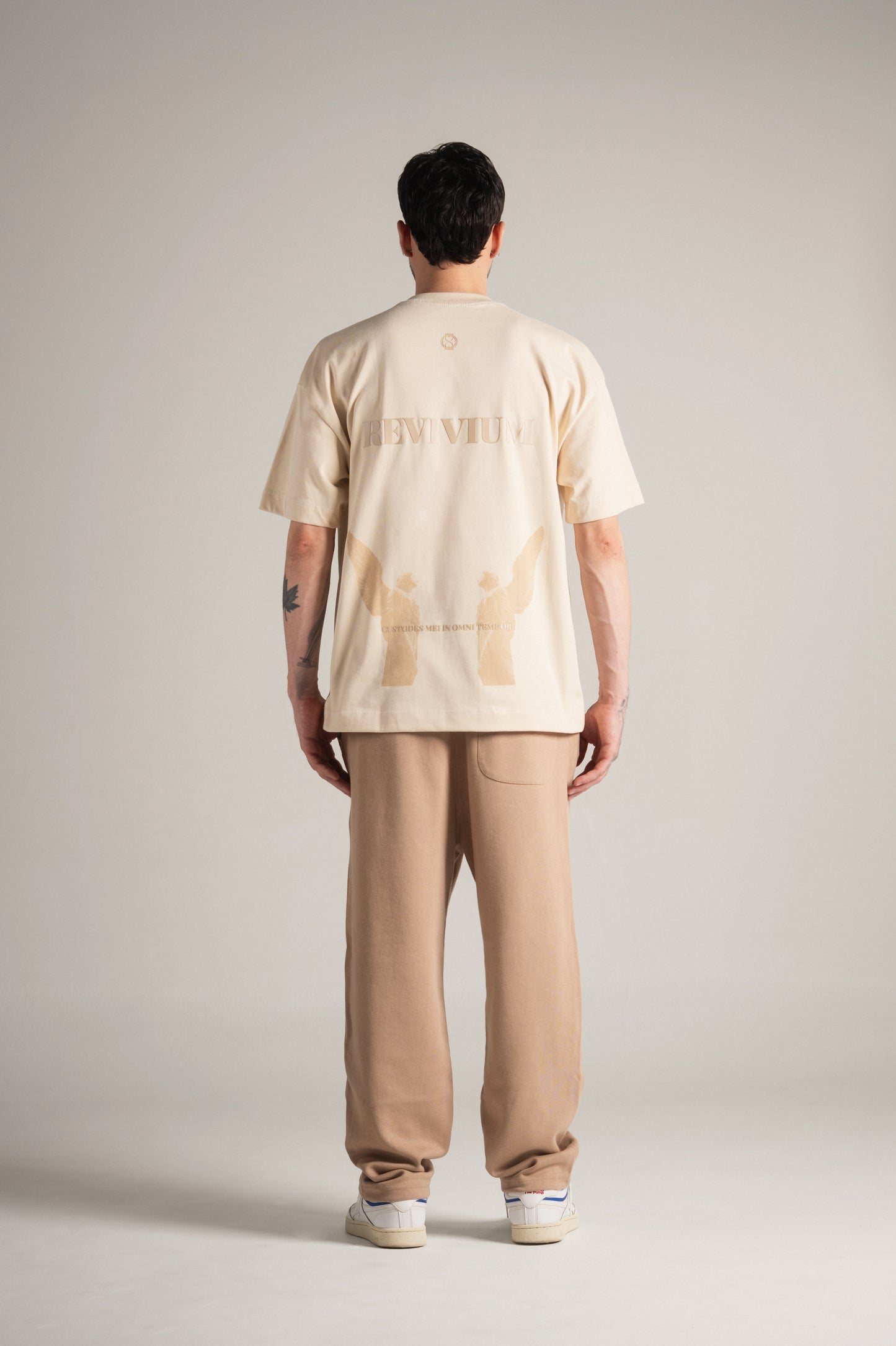 Camiseta Oversize Angelum Custos - Habano