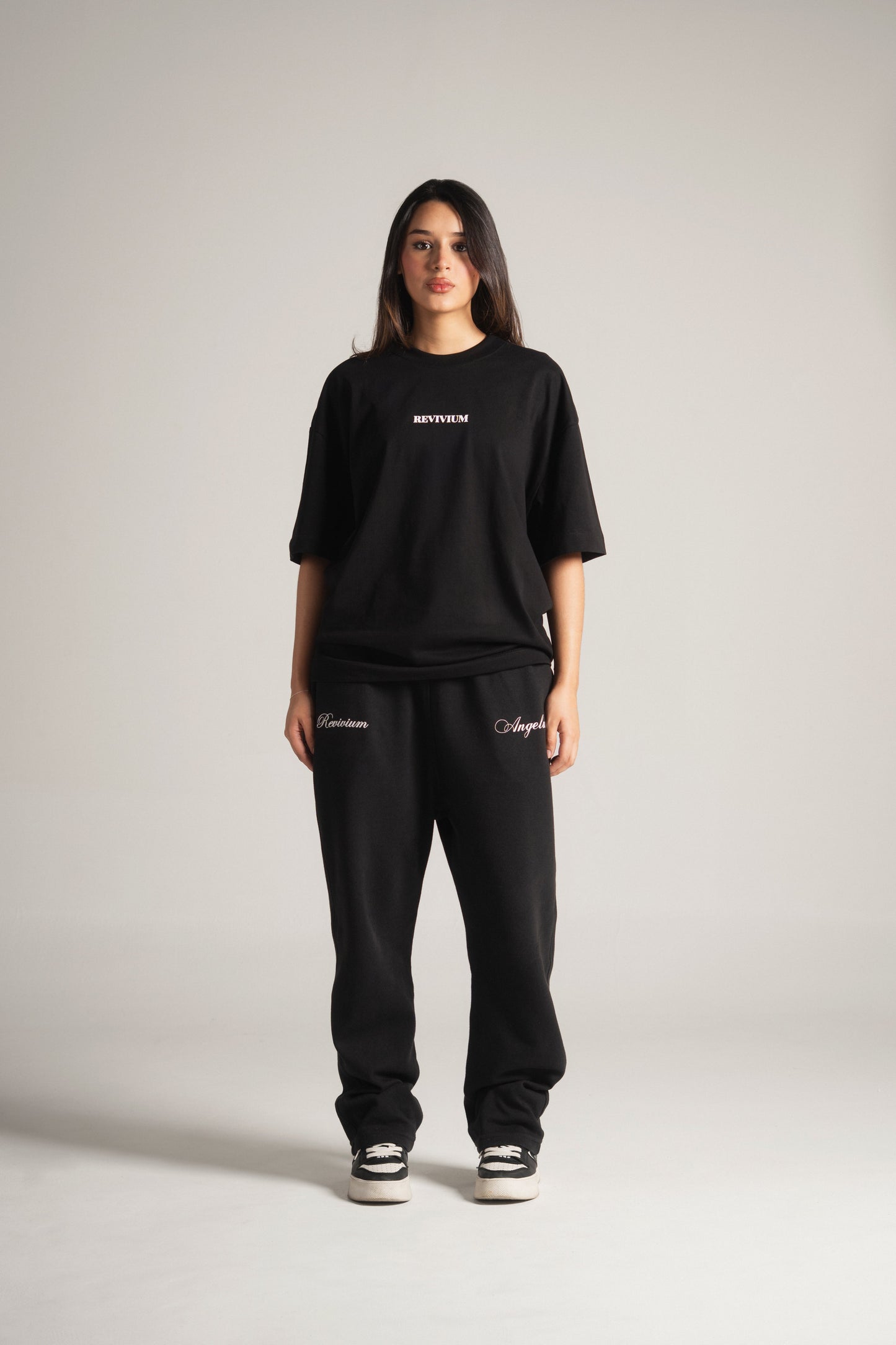 Camiseta Oversize Angelum Custos - Negra