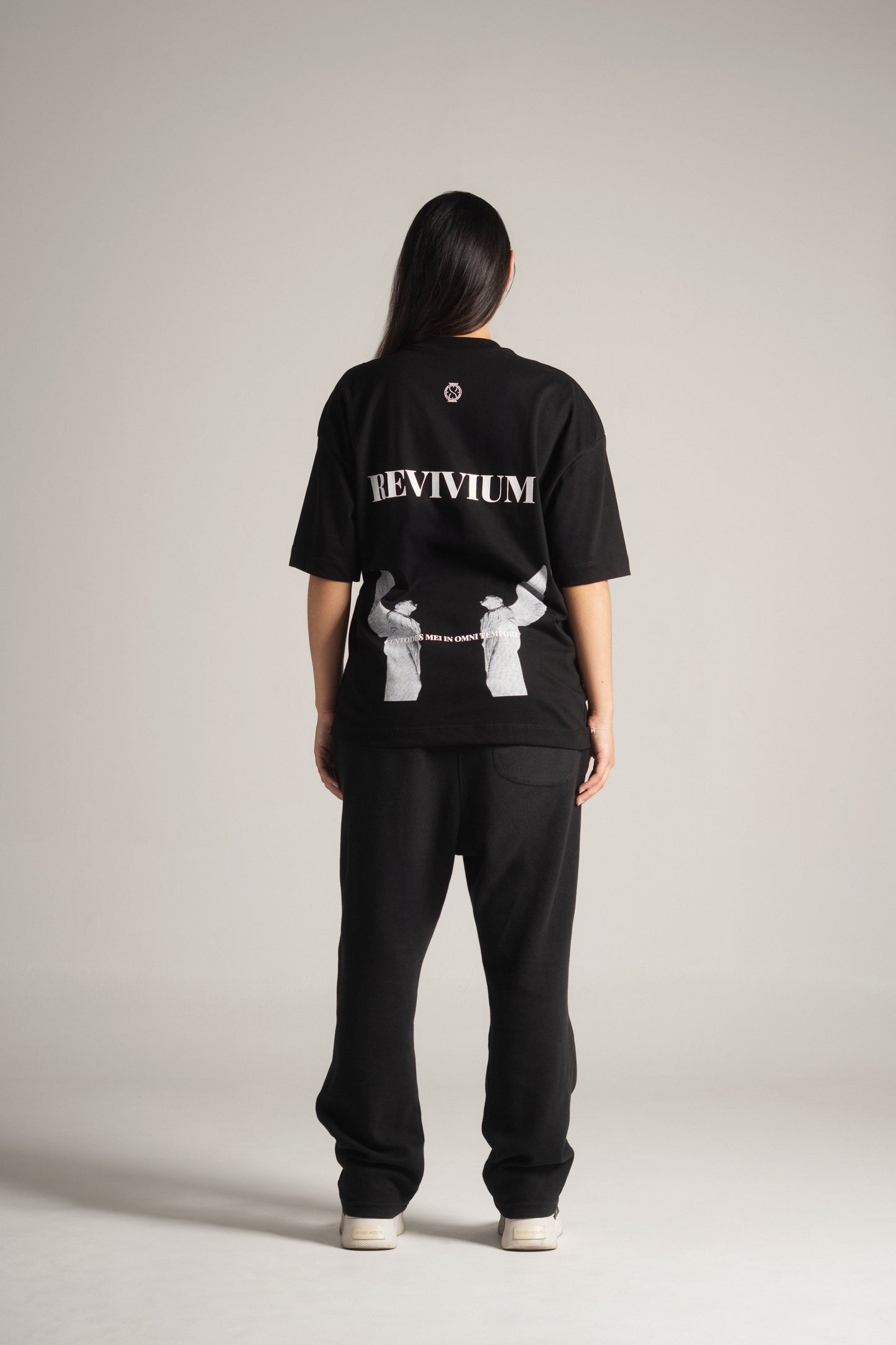 Camiseta Oversize Angelum Custos - Negra