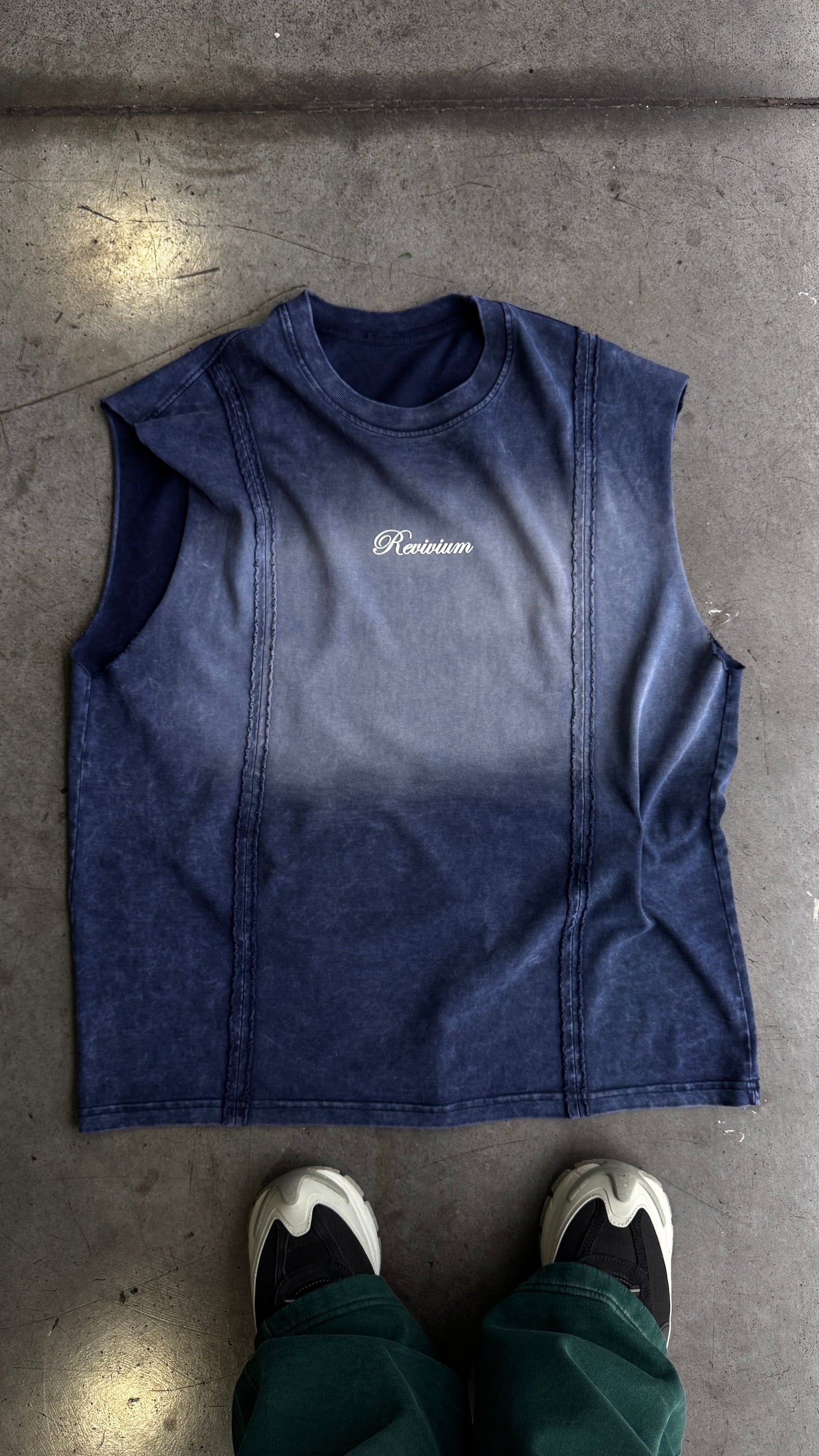 Camisilla Clvssic - Azul Washed