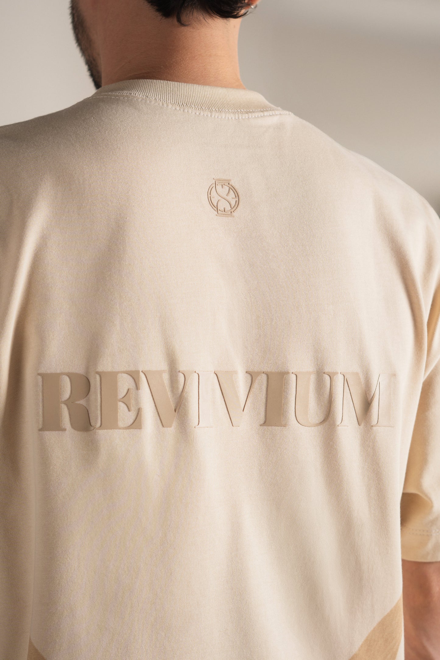 Camiseta Oversize Angelum Custos - Habano