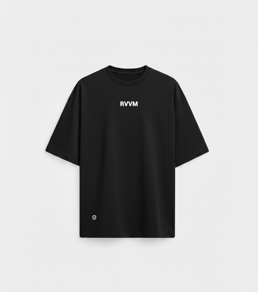 Camiseta Boxy Fit Carpe Diem - Negra