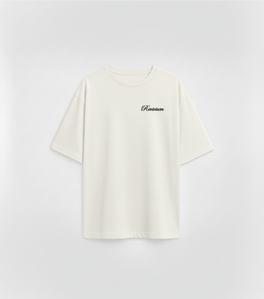 Camiseta Oversize Clvssic - Blanco Hueso