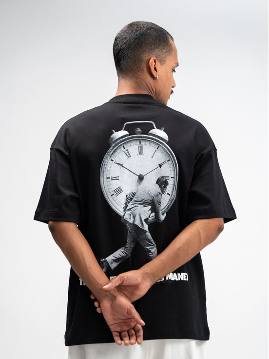Camiseta Tempus Fugit - Negra