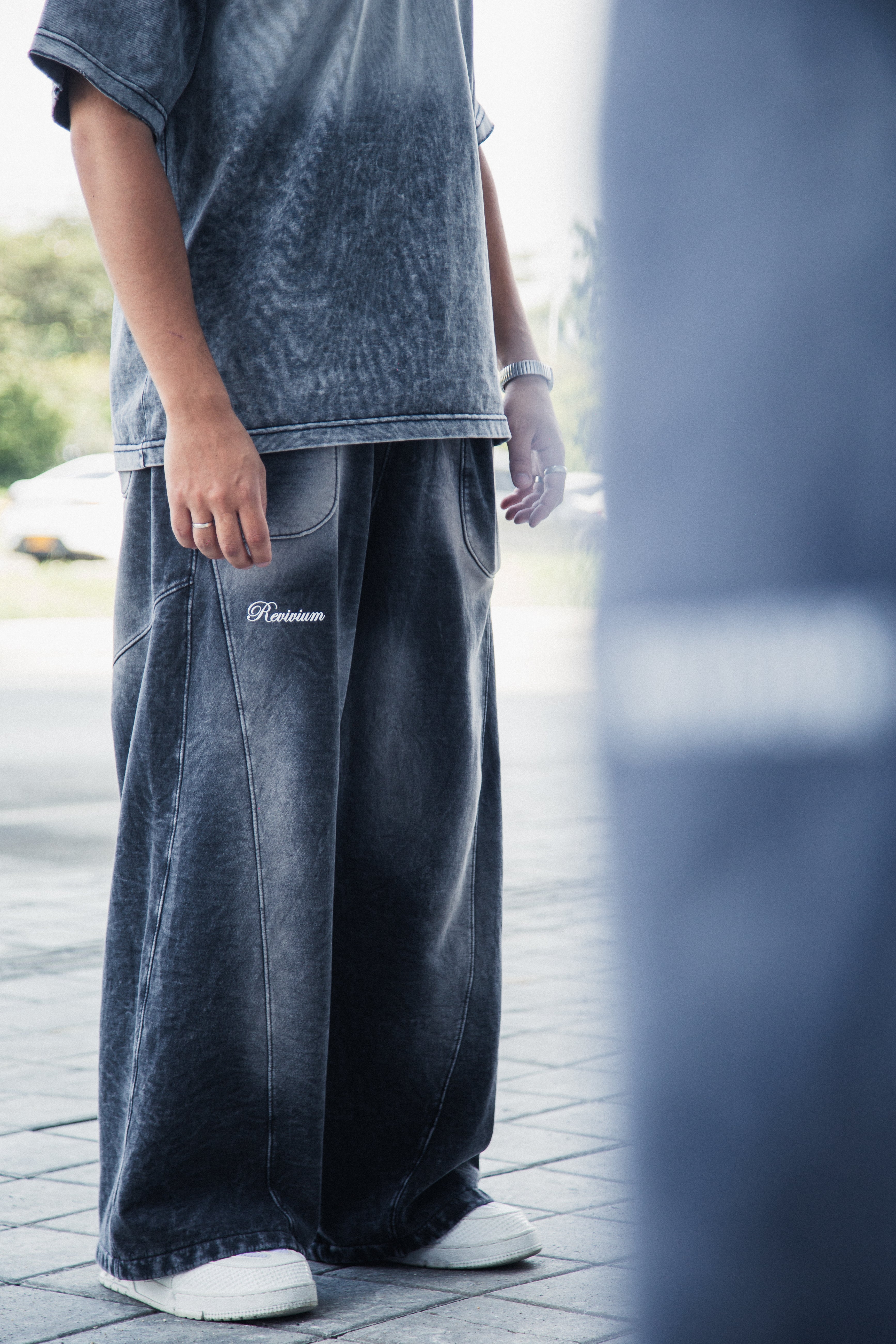 Sudadera Clvssic Washed - Gris Washed