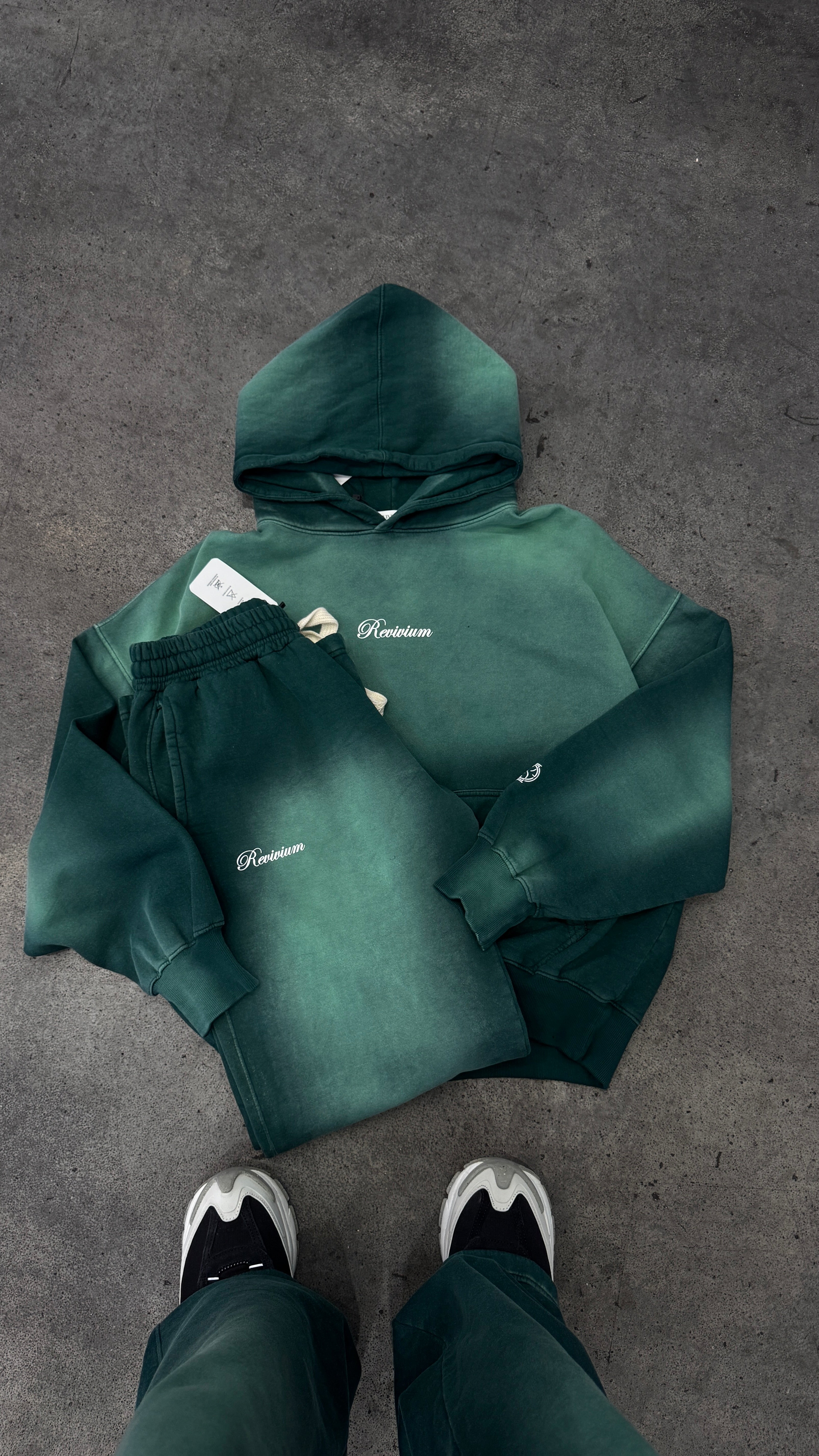 Buzo Clvssic Washed - Verde Washed