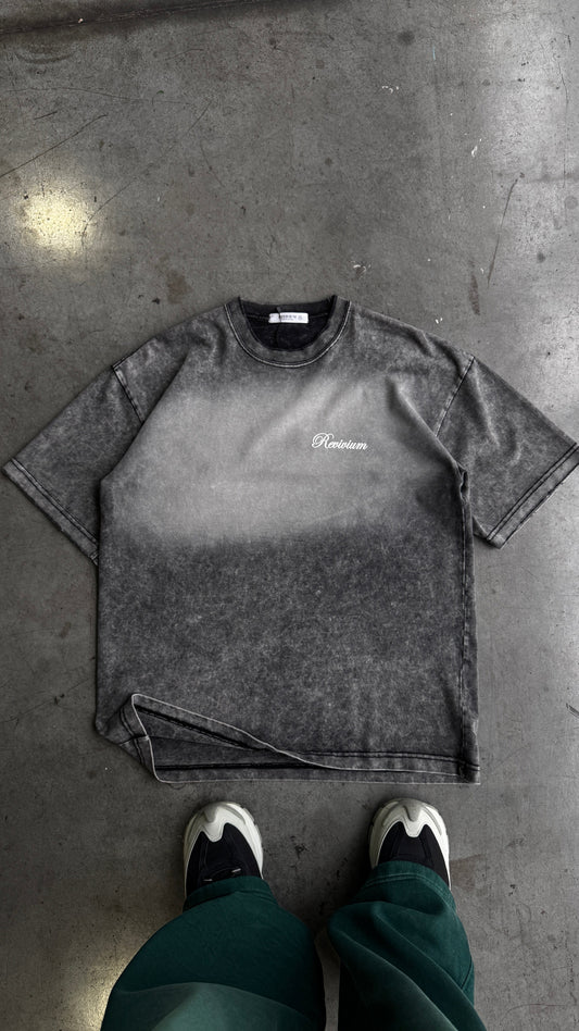 Camiseta Oversize Clvssic - Gris Washed