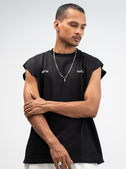 Tank Top Communitas Tempori - Negro