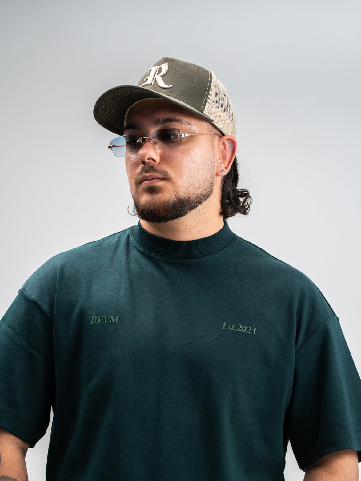 Camiseta Communitas Tempori - Verde Oscuro