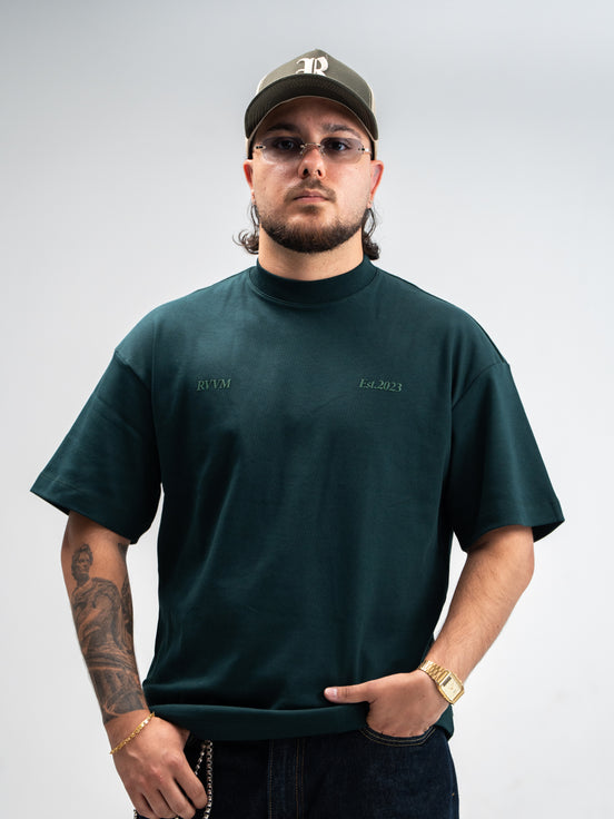 Camiseta Communitas Tempori - Verde Oscuro