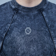 Camiseta Old Washed Logo - Negra