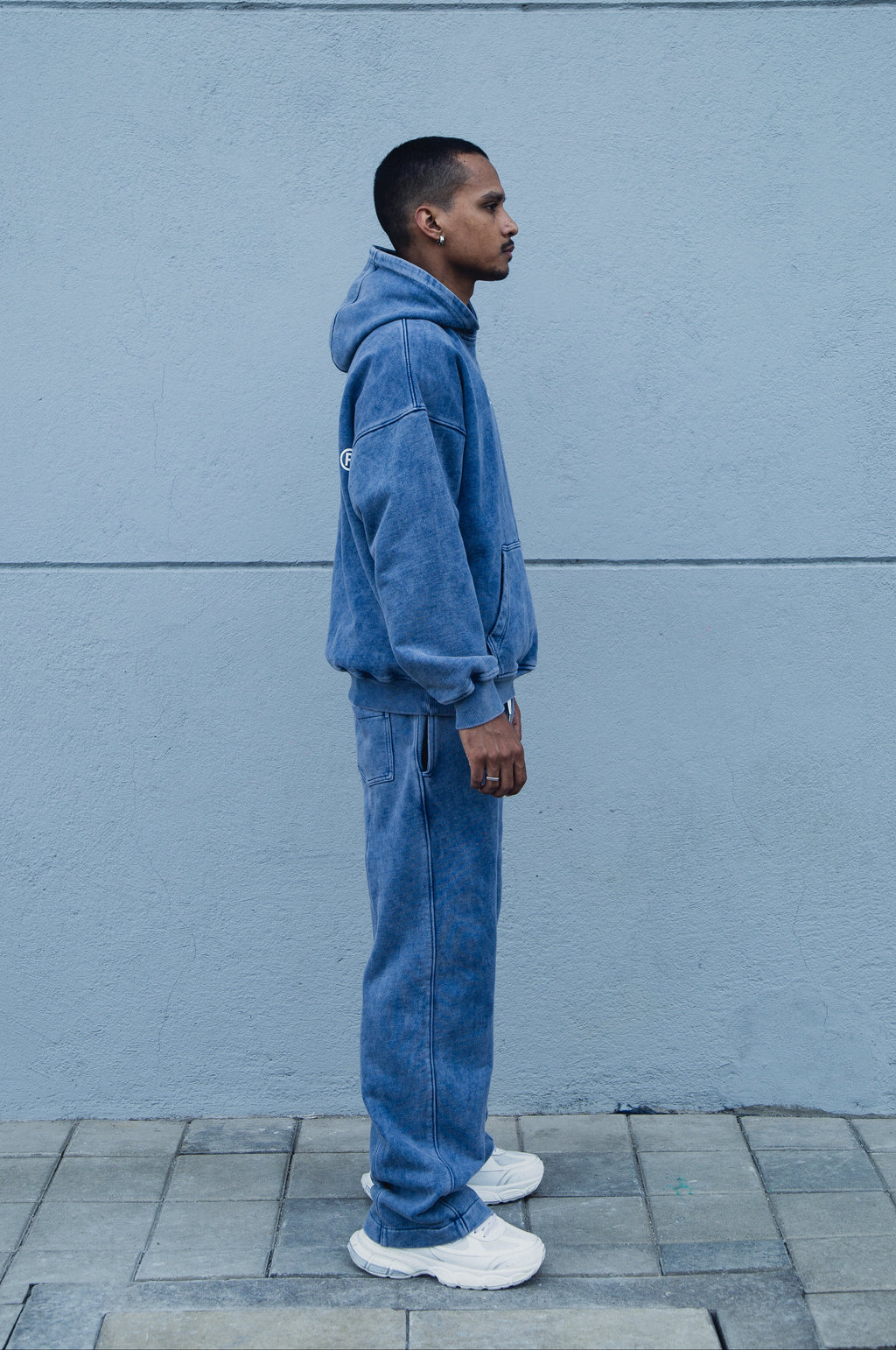 Sudadera Revivium Project - Azul Washed