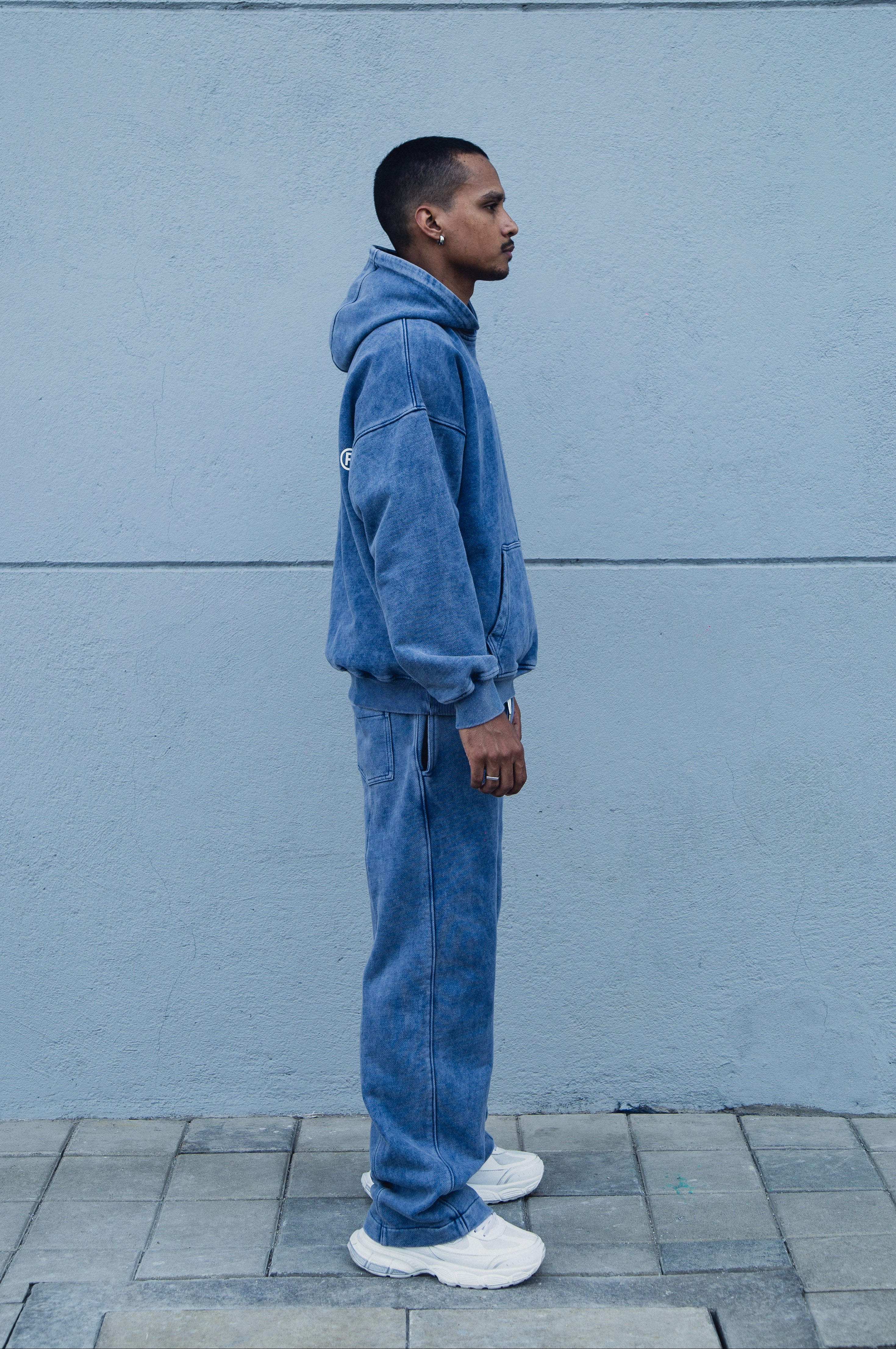 Sudadera Revivium Project - Azul Washed