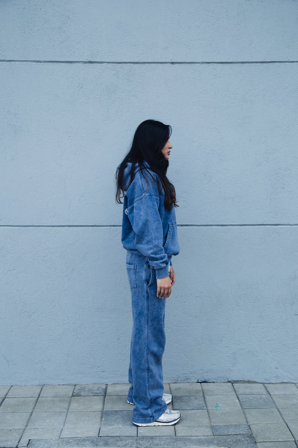 Sudadera Revivium Project - Azul Washed