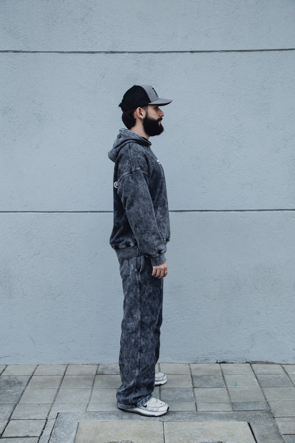 Sudadera Revivium Project - Gris Washed