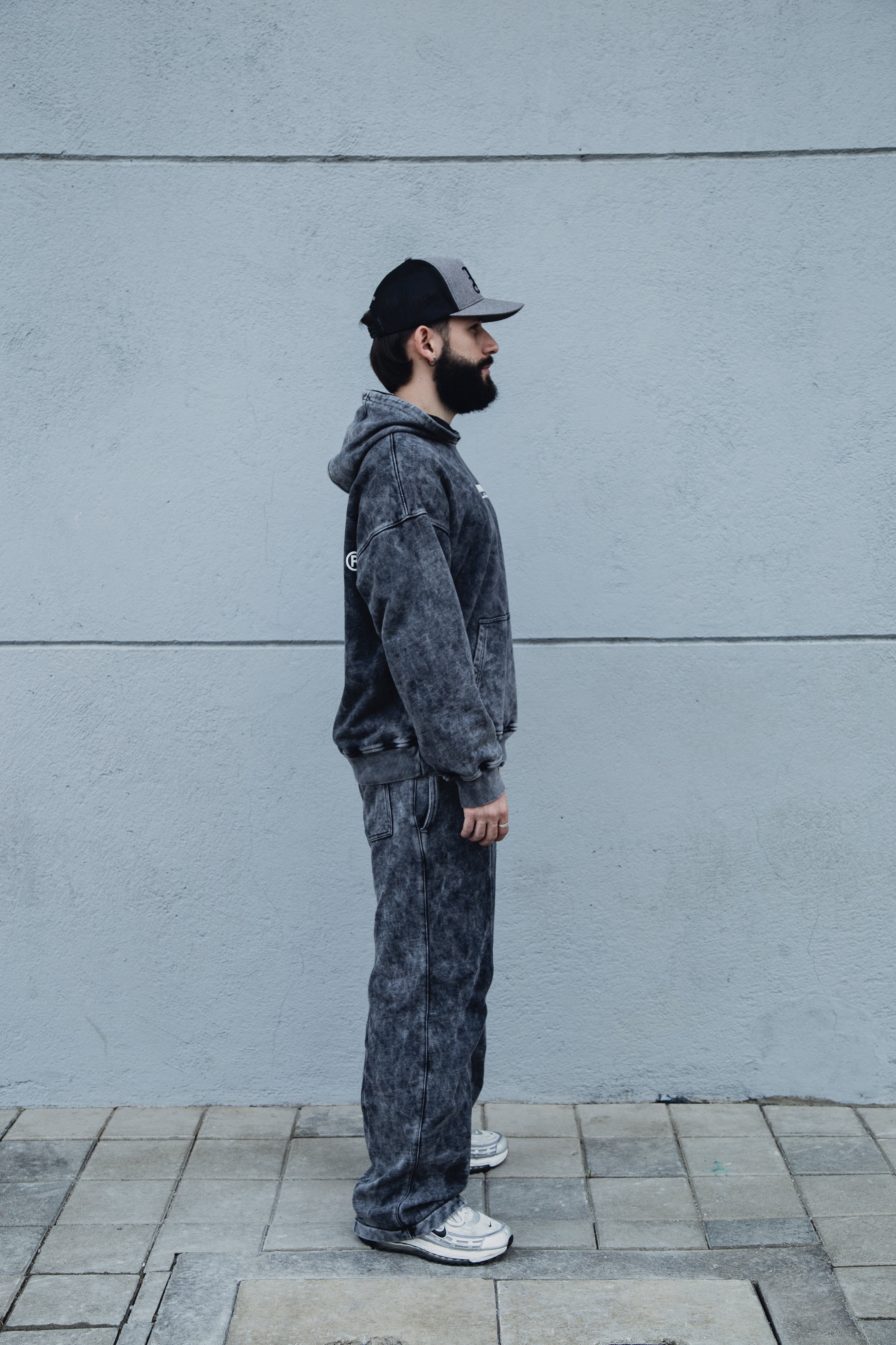 Sudadera Revivium Project - Gris Washed