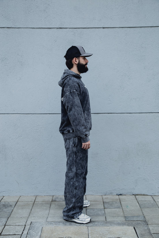 Sudadera Revivium Project - Gris Washed
