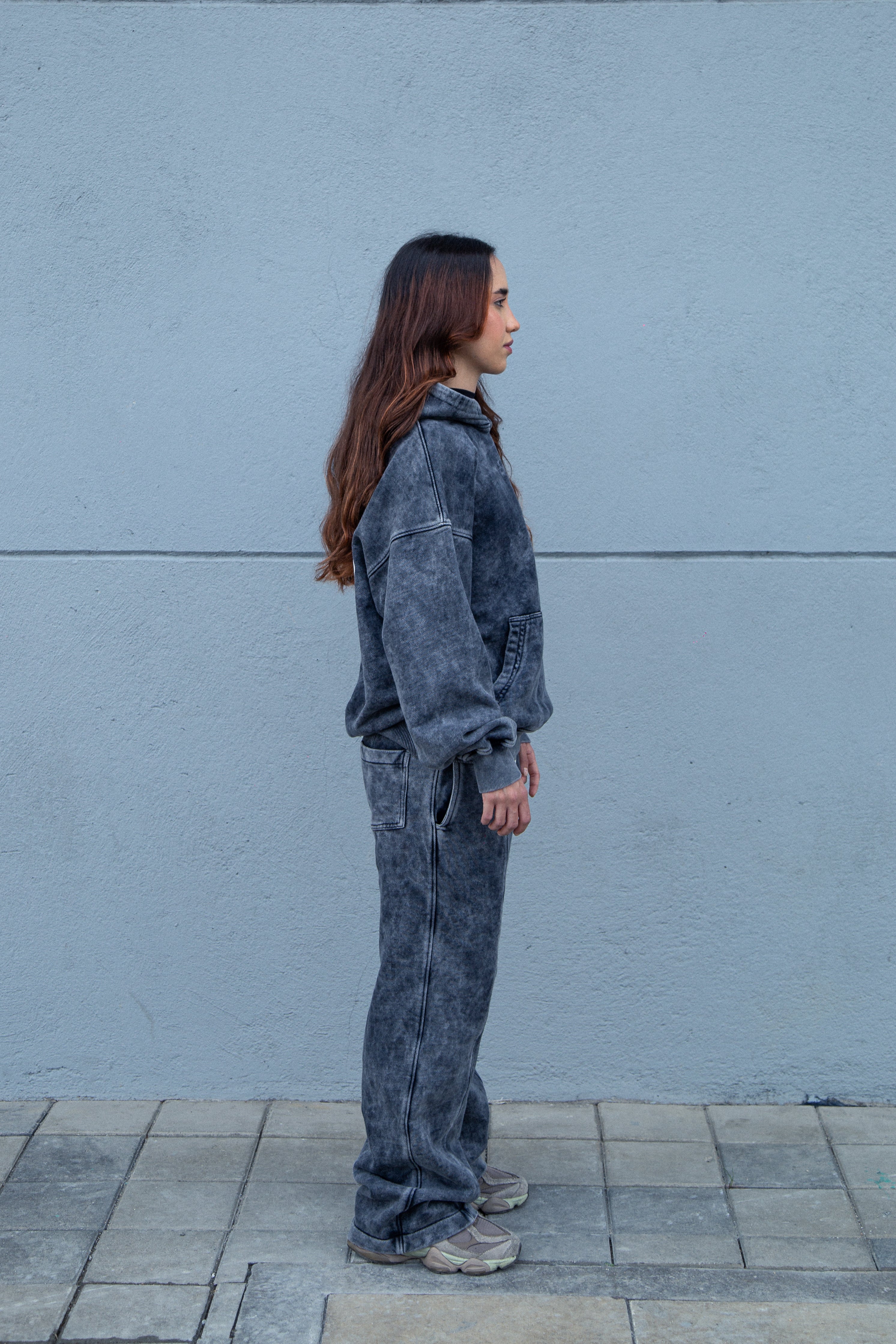 Sudadera Revivium Project - Gris Washed